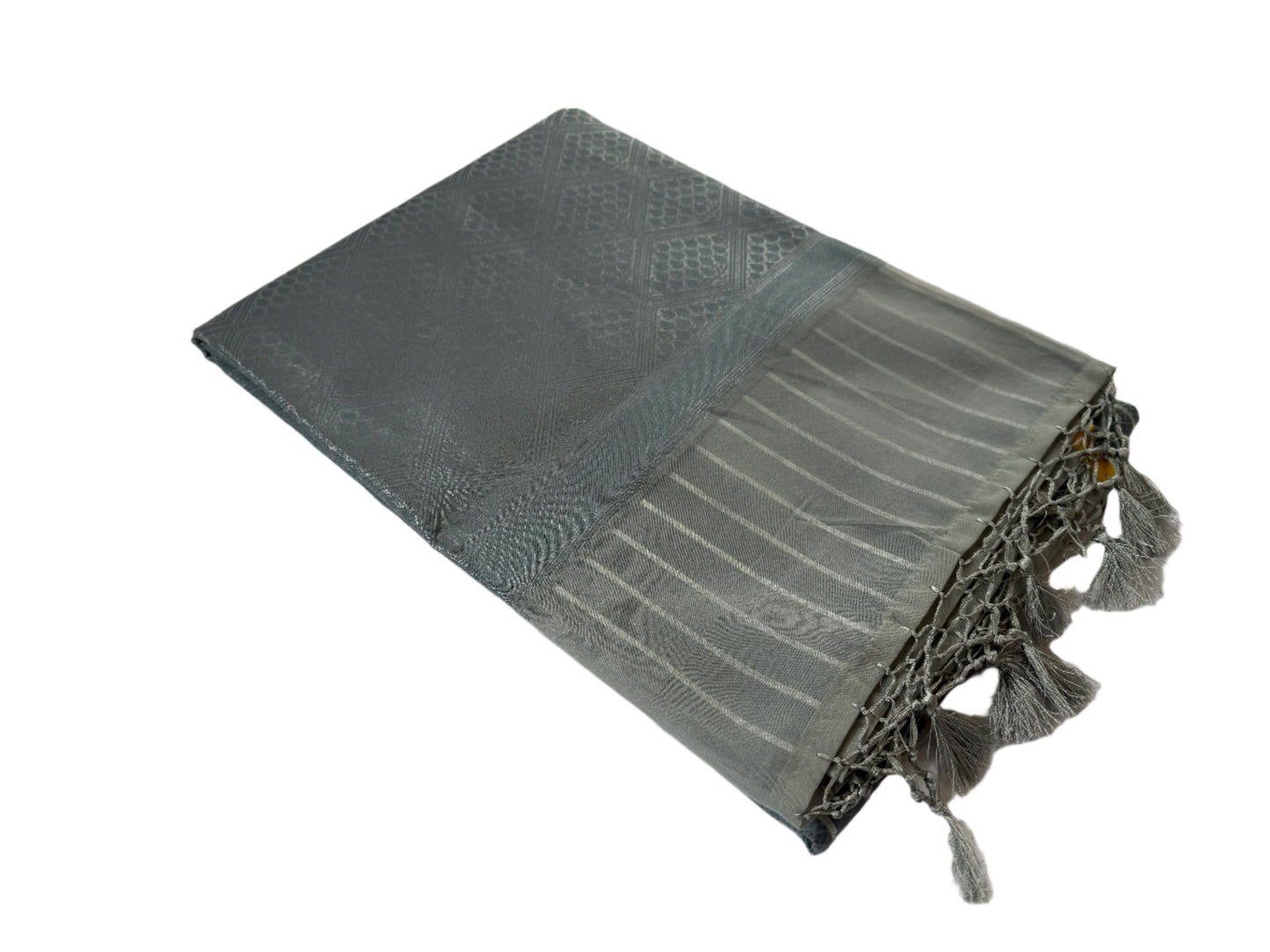 SHADOW-GRAY SAREE