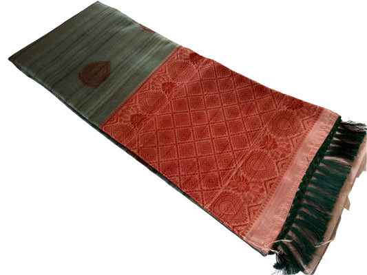 FOREST GREEN SAREE
