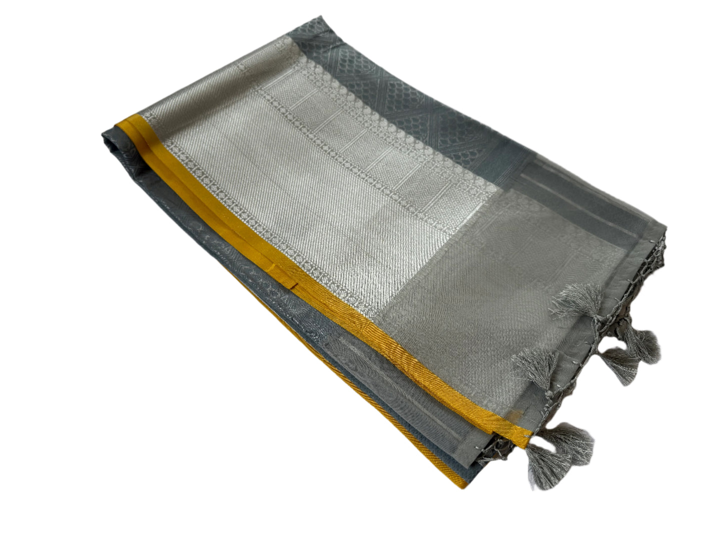 SHADOW-GRAY SAREE